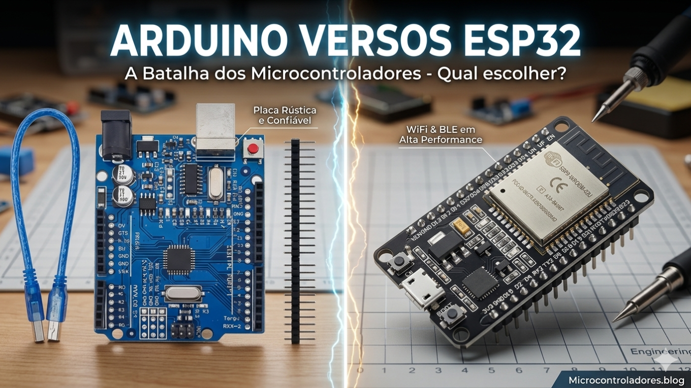 Arduino versus ESP32: Entenda as Diferenças de Forma Simples