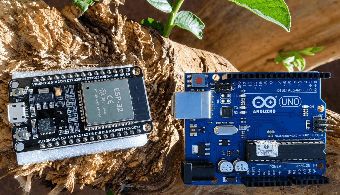 Comparação entre Arduino Uno e ESP32