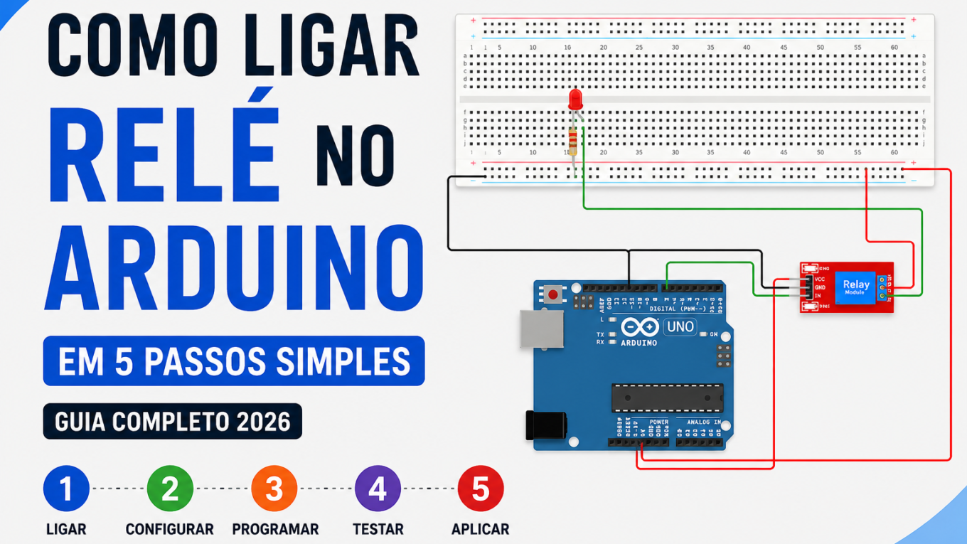 Como Ligar Relé no Arduino