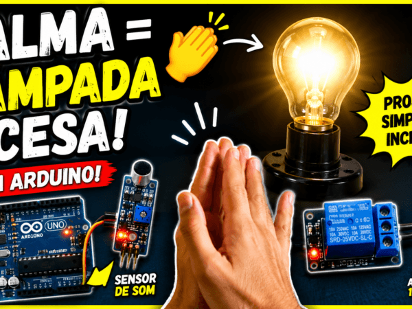 Como ligar uma lâmpada com palmas usando Arduino